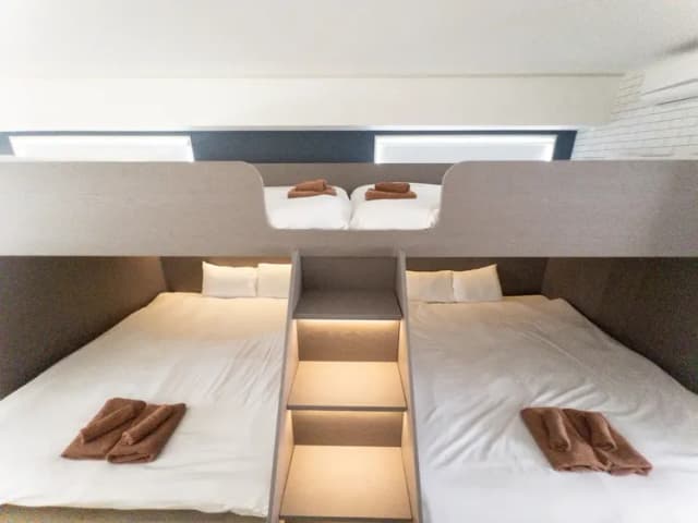 RISE HOTEL SHINJUKU-301－原木風客房｜8人入住｜大雙層床｜40㎡-3