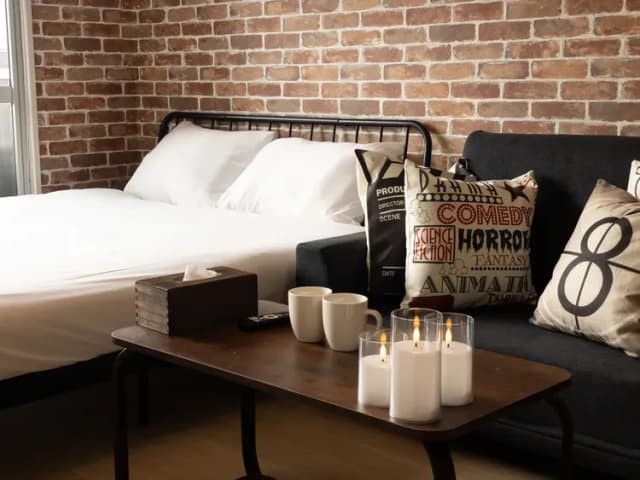 RISE HOTEL SHINJUKU-402－布魯克林客房｜3人入住｜雙人床＋沙發床｜21㎡-6