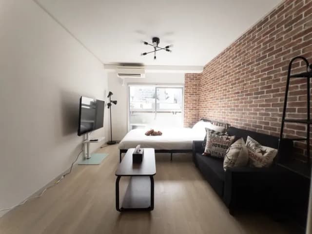 RISE HOTEL SHINJUKU-402－布魯克林客房｜3人入住｜雙人床＋沙發床｜21㎡-5