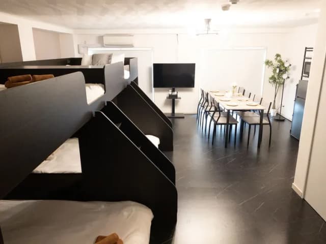 RISE HOTEL SHINJUKU-502－黑酷客房｜10人入住｜大雙層床｜42㎡-1