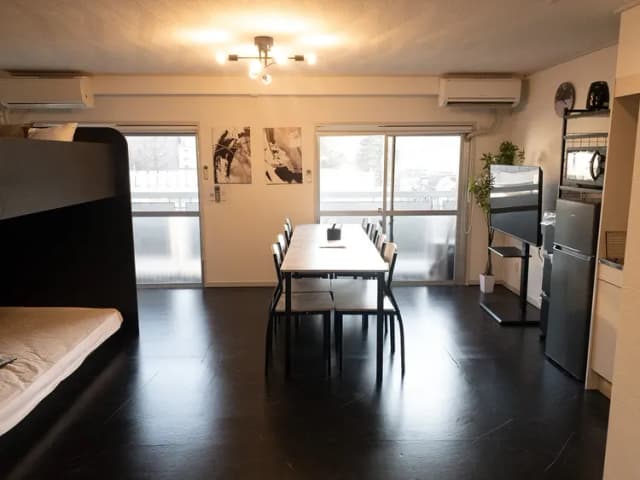 RISE HOTEL SHINJUKU-602－黑酷客房｜8人入住｜大雙層床｜42㎡-1