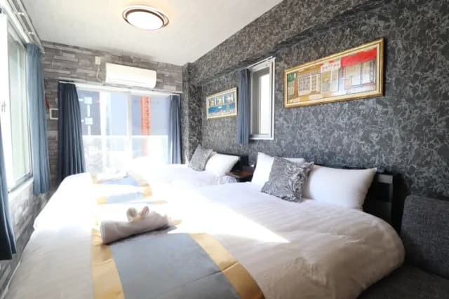 心齋橋旅居｜長堀橋站步行5分＊難波、道頓堀步行即達＊提供Wi-Fi＊設備齊全＊設計感客房-OSS405-4