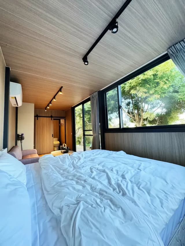 【Autumn 15% Off】Camper Van Stay with 3 Meals｜Autumn Night BBQ & Forest Singing Bowl-Independent Mountain House-1