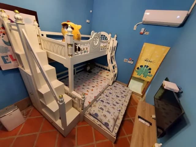 Xiehuier B&B Children's House-Family children's room（Blue)-2