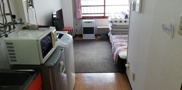 ALMAZ PLACE-#201 Tiny room ☆ Free Wi-Fi ☆ Good airport access! The room has futons!極小ルーム☆Wi-Fi無料☆空港アクセス良好!お部屋は布団対応です!-9