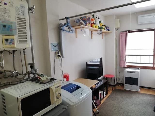 ALMAZ PLACE-#201 Tiny room ☆ Free Wi-Fi ☆ Good airport access! The room has futons!極小ルーム☆Wi-Fi無料☆空港アクセス良好!お部屋は布団対応です!-10