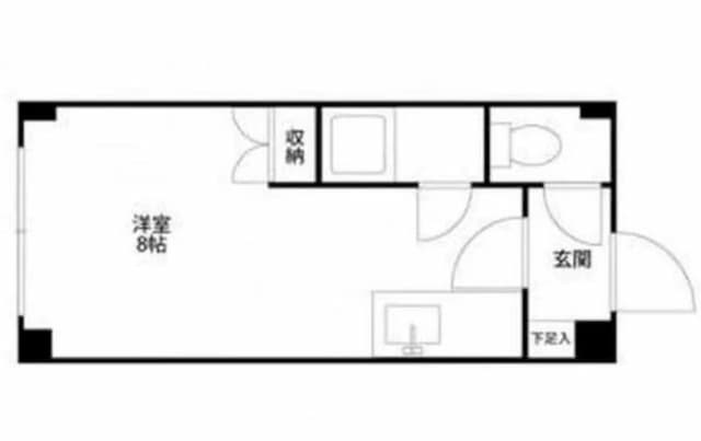 ALMAZ PLACE-★One-floor studio on the 1st floor, easy to move around★Wi-Fi OK!☆Excellent airport access! The room is equipped with a bed (futon for the second person)!-5