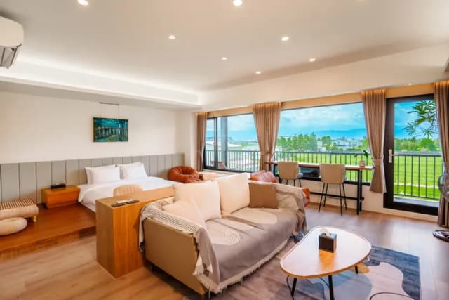 優勝美地二館民宿sereno包棟電梯villa 2026全新開幕-高樓層田園浴缸雙人房-8