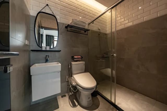 云花民宿｜市中心電梯民宿｜近東大門夜市跟文創園區-一層一戶五房小公寓｜電動麻將桌、switch、ＫＴＶ-6