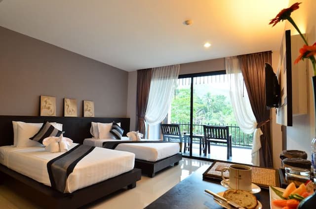 查汶海灘泳池別墅酒店（Chaweng Noi Pool Villa）-泳池景豪華房（不含早餐）Deluxe Room（Room Only）-1