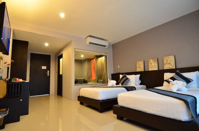 查汶海灘泳池別墅酒店（Chaweng Noi Pool Villa）-泳池景豪華房（不含早餐）Deluxe Room（Room Only）-3