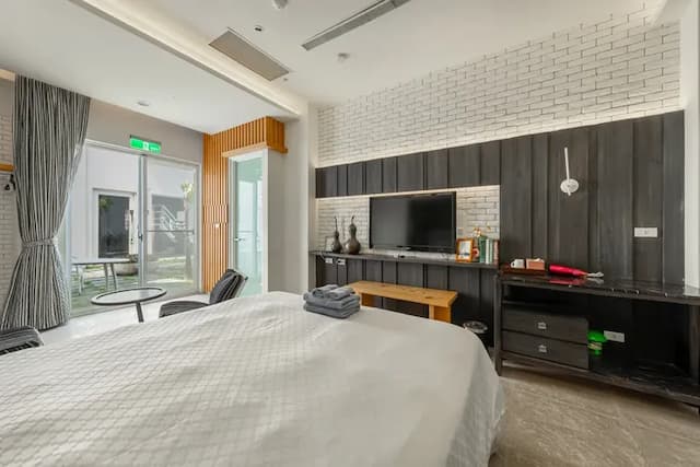 白水木民宿-標準特大雙人床房-5