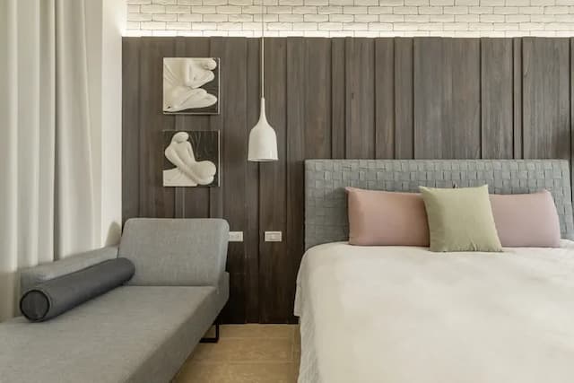 白水木民宿-標準特大雙人床房-3