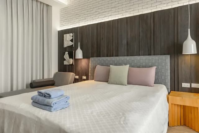 白水木民宿-標準特大雙人床房-10