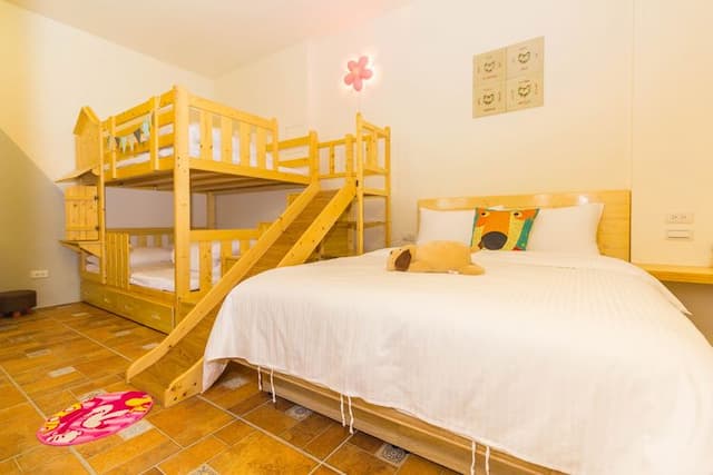 麻雀親子小屋 | 宜蘭4-6 人包棟｜親子首選-麻雀小屋6人房｜包棟-3