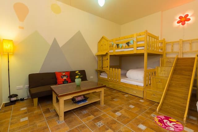 麻雀親子小屋 | 宜蘭4-6 人包棟｜親子首選-麻雀小屋6人房｜包棟-7