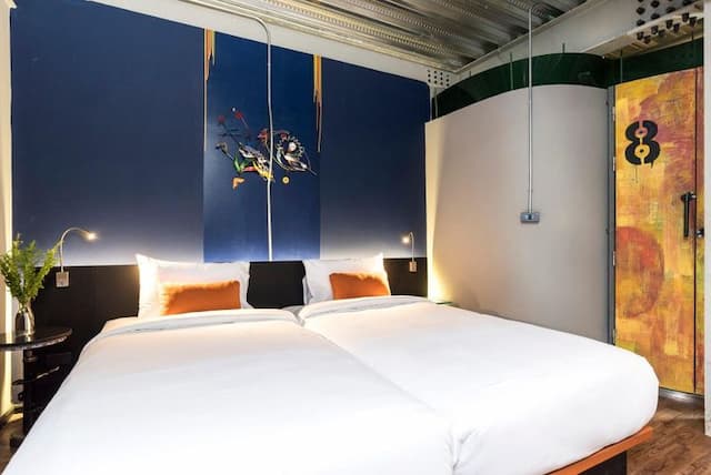 曼谷梅斯泰爾車庫飯店（MeStyle Garage Hotel - SHA Extra Plus）-標準雙床房（含早餐）（Standard Twin room（Included Breakfast）-1