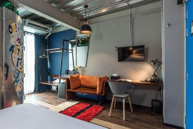 曼谷梅斯泰爾車庫飯店（MeStyle Garage Hotel - SHA Extra Plus）-標準雙床房（含早餐）（Standard Twin room（Included Breakfast）-4