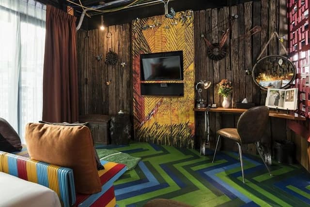 曼谷梅斯泰爾車庫飯店（MeStyle Garage Hotel - SHA Extra Plus）-豪華特大雙人房（含早餐）（Experience room（Included Breakfast）-7