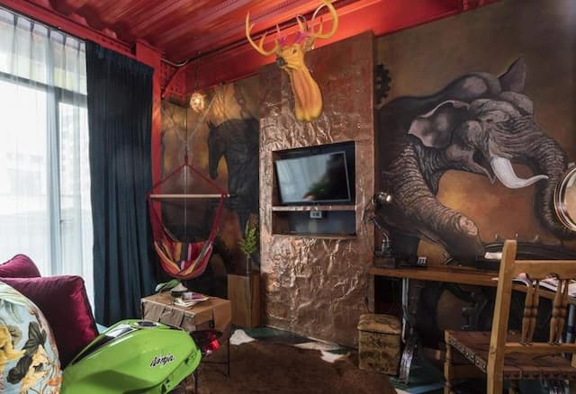 曼谷梅斯泰爾車庫飯店（MeStyle Garage Hotel - SHA Extra Plus）-豪華特大雙人房（含早餐）（Experience room（Included Breakfast）-4