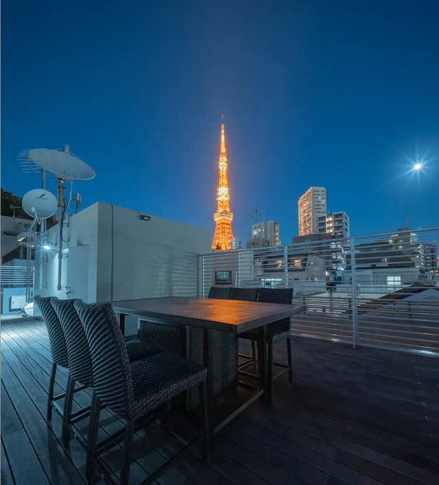 東麻布旅居｜東京鐵塔步行9分/赤羽橋站&麻布十番站/免費停車位-包棟-1