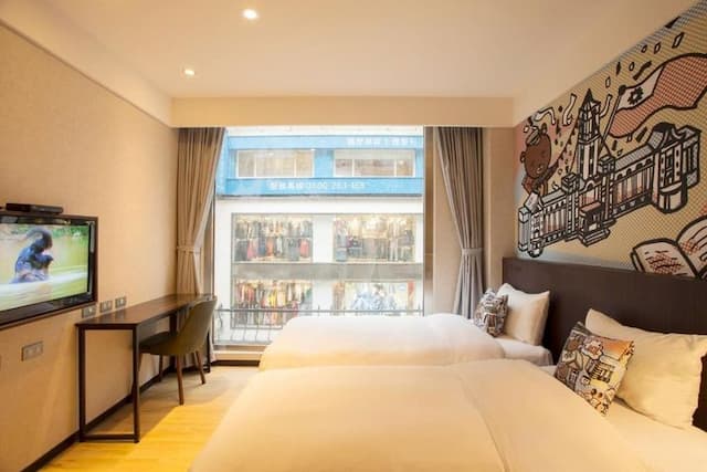 Just Live Inn Taipei Station-TWIN ROOM-3