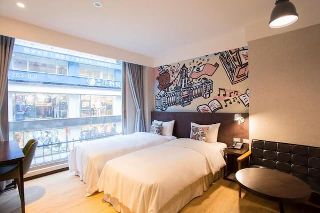 Just Live Inn Taipei Station-TWIN ROOM-1