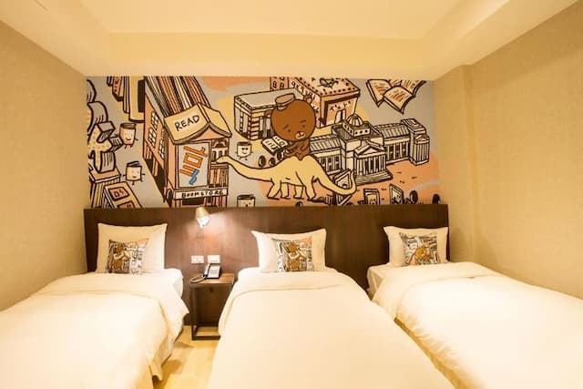 Just Live Inn Taipei Station-business triple room-2