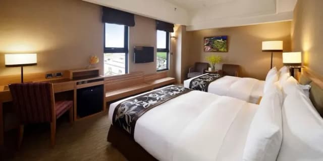 福容大飯店花蓮館 | 可選購海景房型-【寵物專案】市景家庭客房｜貓或狗2隻(限20公斤以下)-4