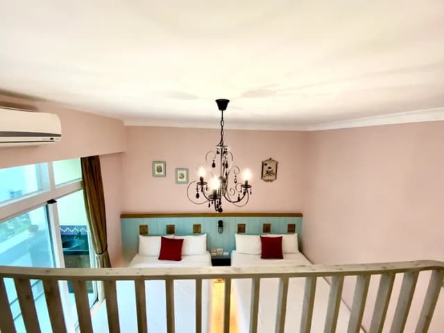 墾丁包棟民宿-童話民宿｜BBQ、電動麻將桌、音響設備、最高22人包棟-童話民宿四人房-11