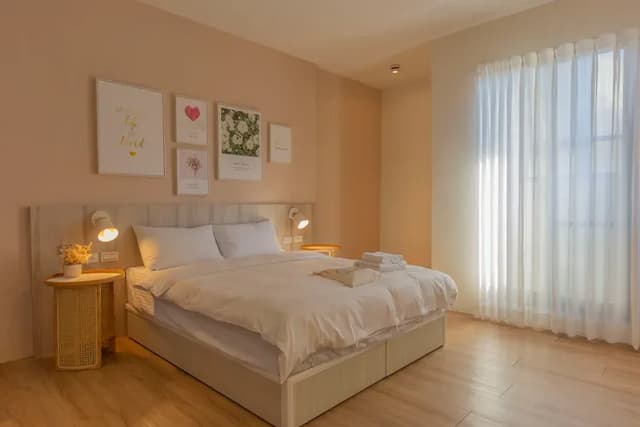 花落諾台南民宿 ｜安平老街、鄰近景點-高級雙人房 附陽台-8