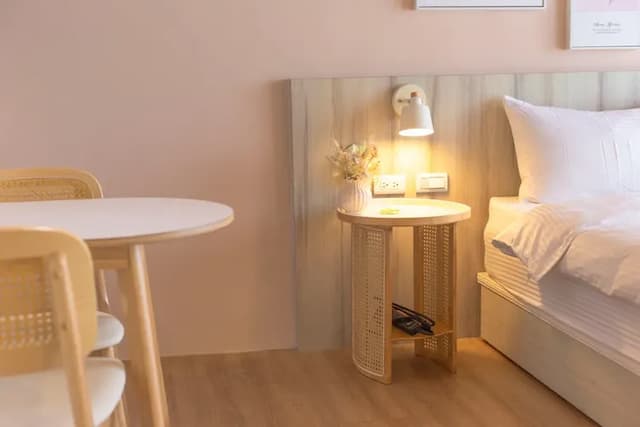 花落諾台南民宿 ｜安平老街、鄰近景點-高級雙人房 附陽台-3