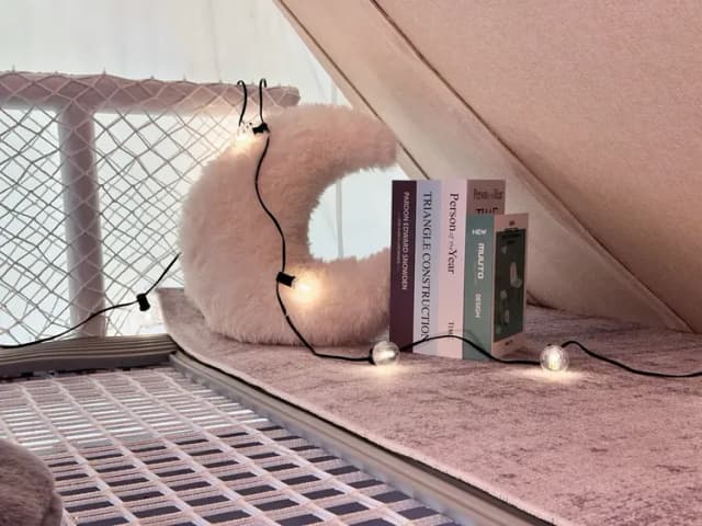 山見懶人露營 | 星球帳上下鋪！獨立衛浴含冷氣！自助式露營體驗-【自助式懶人露營】帆船帳-8