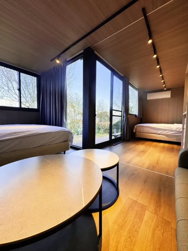 【Autumn 15% Off】Camper Van Stay with 3 Meals｜Autumn Night BBQ & Forest Singing Bowl-Mountain House-1