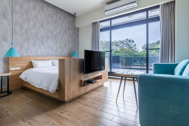 Meets Anping-Garden View Double Room with Balcony-5