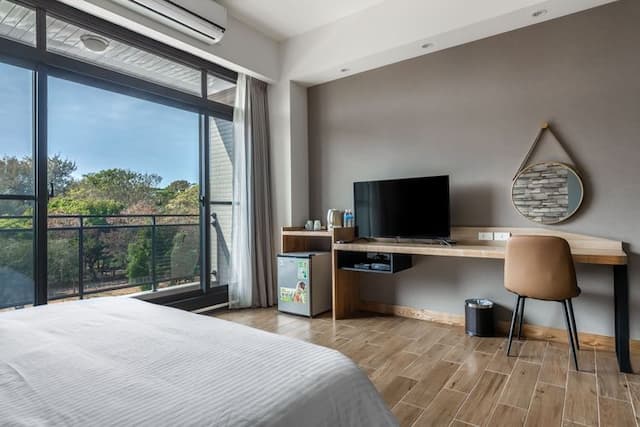 Meets Anping-Garden View Double Room with Balcony-6