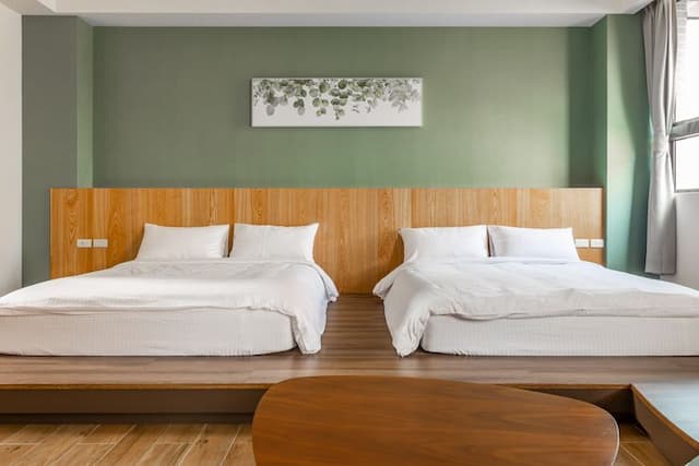 Meets Anping-Deluxe Quadruple Room with Garden View and Balcony-4