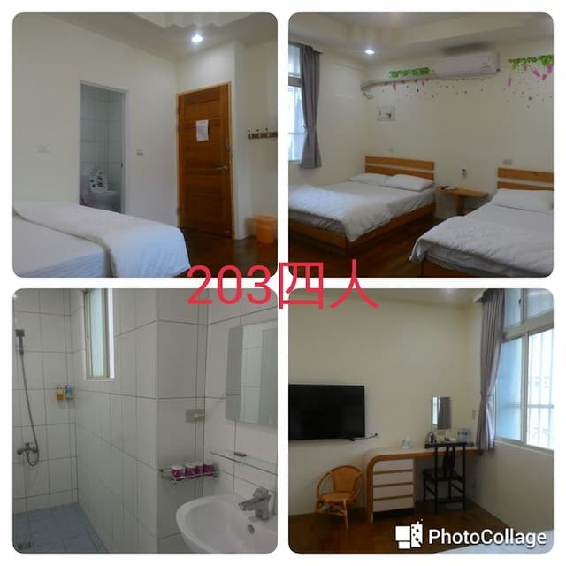 木頭人民宿-四人套房-1