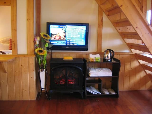 Guilin Villa-ログハウス｜4人部屋-3