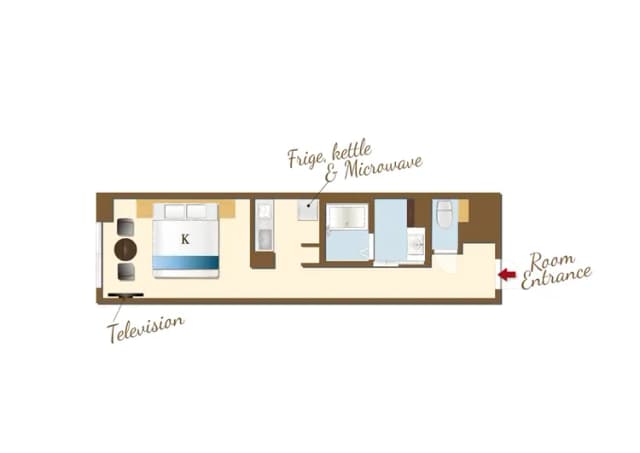 RESI STAY 繭 高雅｜-高級特大床房-8