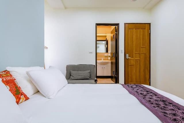 青田云舍-優雅加大雙人房(附衛浴&陽台)-402房-6