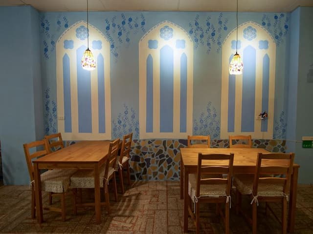 Fish trip-A bed in a 6-person room for girls-4