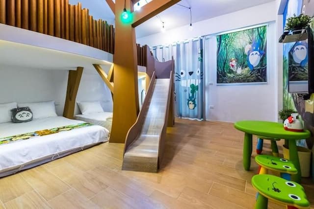 Songfeng Qinzi Homestay-Superior Family Room-8