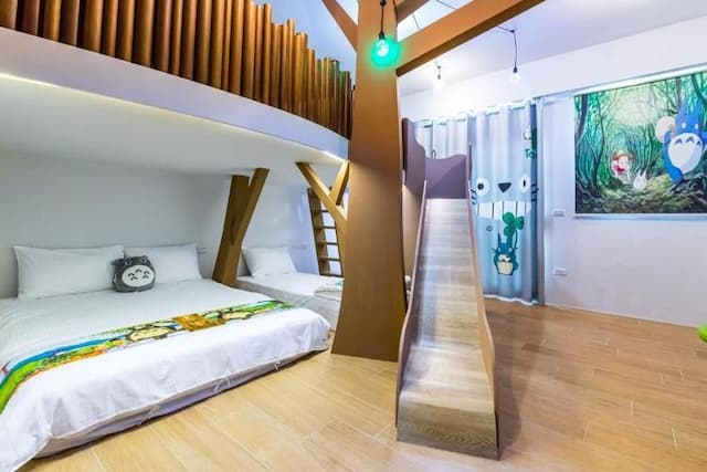 Songfeng Qinzi Homestay-Superior Family Room-3