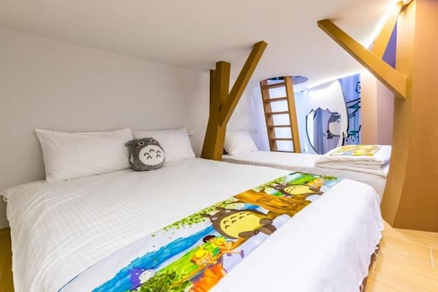 Songfeng Qinzi Homestay-Superior Family Room-5