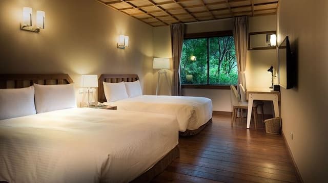 力麗馬告生態園區｜棲蘭山莊-歐式精緻四人房-1