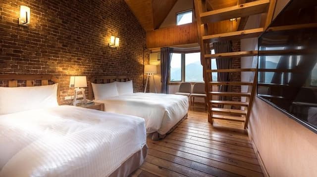 力麗馬告生態園區｜棲蘭山莊-溫馨閣樓六人房-1