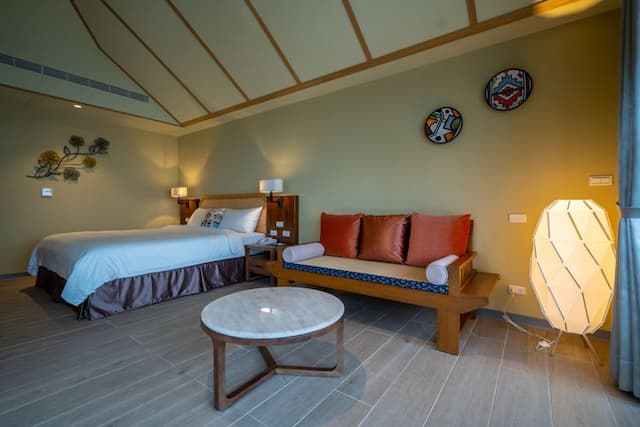 Kenting Relaxury Inn-Deluxe Double Room with Balcony and Sea View-5