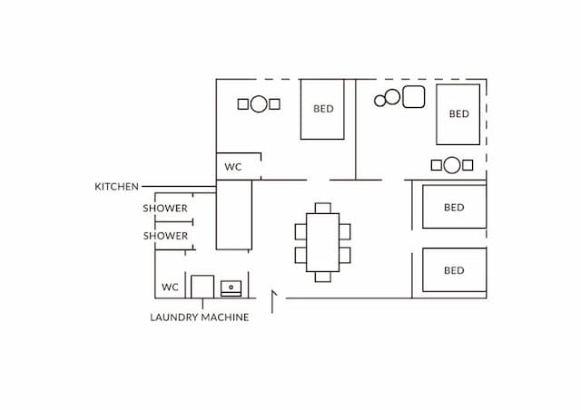寅Hotel 六義園｜山手線車站3分鐘，上野淺草商圈，六義園、古河庭院，交通餐飲便利-中里B-2