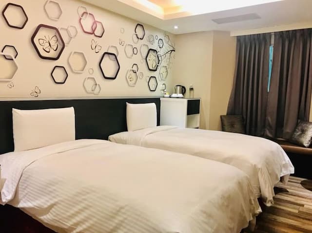 旅居文旅｜土城館-商務雙床房（可合併）-1